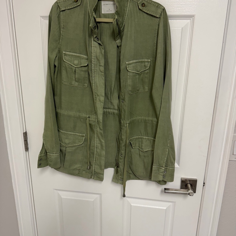 Celebrity Pink Olive Utility Jacket